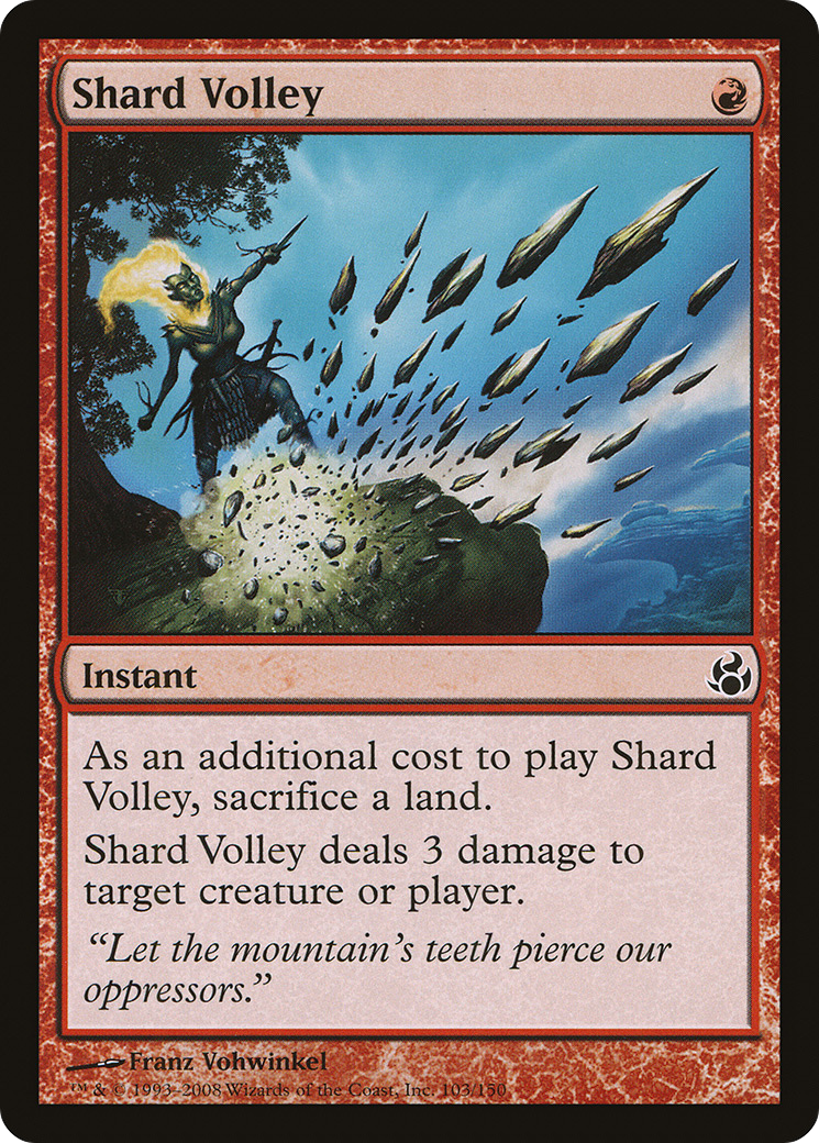 Shard Volley (MOR-103) [Morningtide] MTG Single Wizards of the Coast