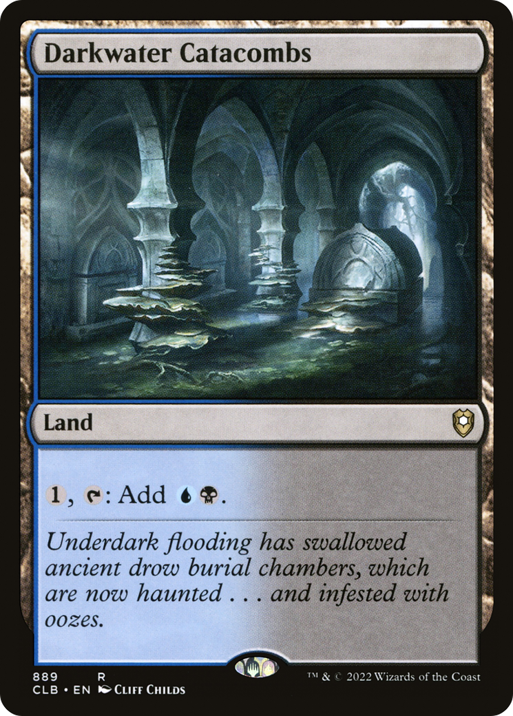 Darkwater Catacombs (CLB-889) [Commander Legends: Battle for Baldur's Gate] MTG Single Wizards of the Coast