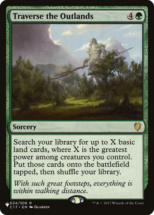 Traverse the Outlands (LIST-034/309) [Mystery Booster] The List MTG Single Wizards of the Coast