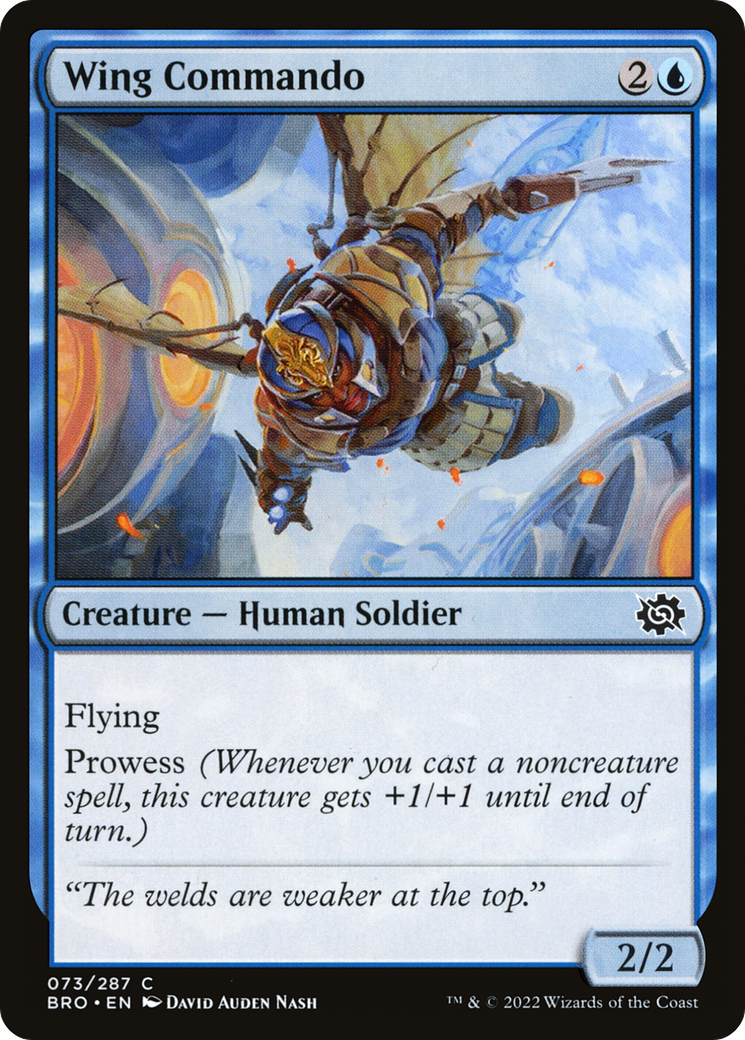 Wing Commando (BRO-073) [The Brothers' War] Foil MTG Single Wizards of the Coast