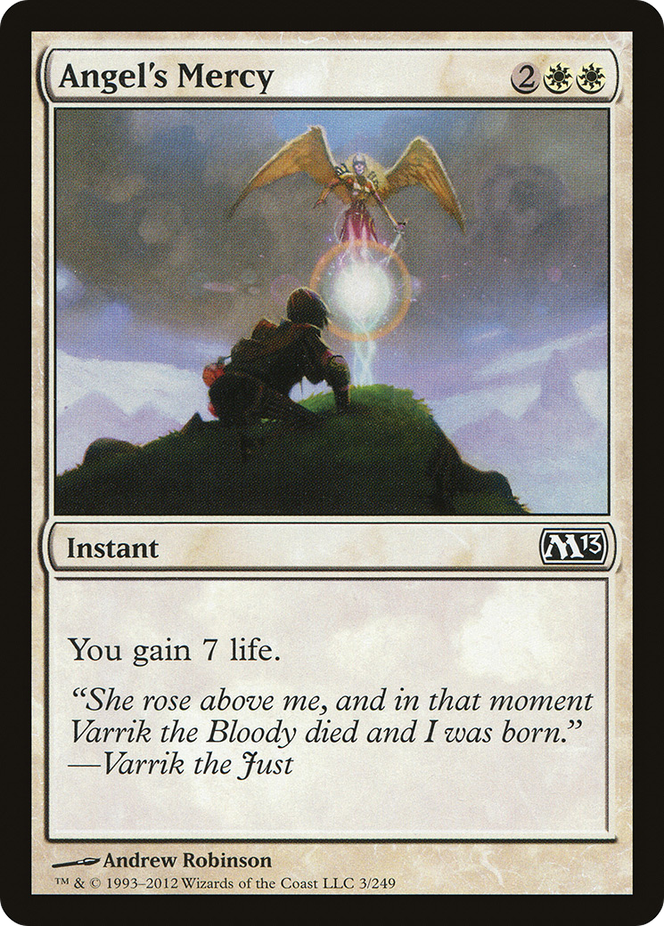 Angel's Mercy (M13-003) [Magic 2013] MTG Single Wizards of the Coast