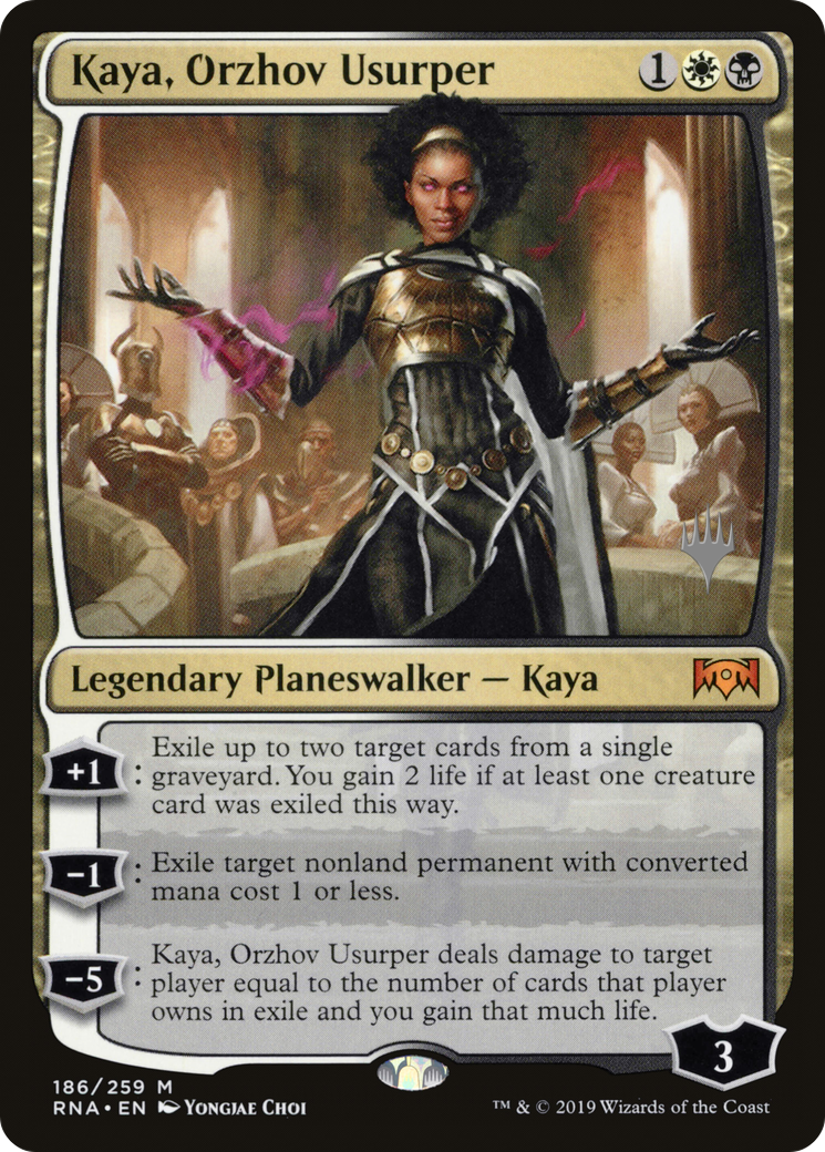Kaya, Orzhov Usurper (Promo Pack) [Ravnica Allegiance Promos] MTG Single Magic: The Gathering