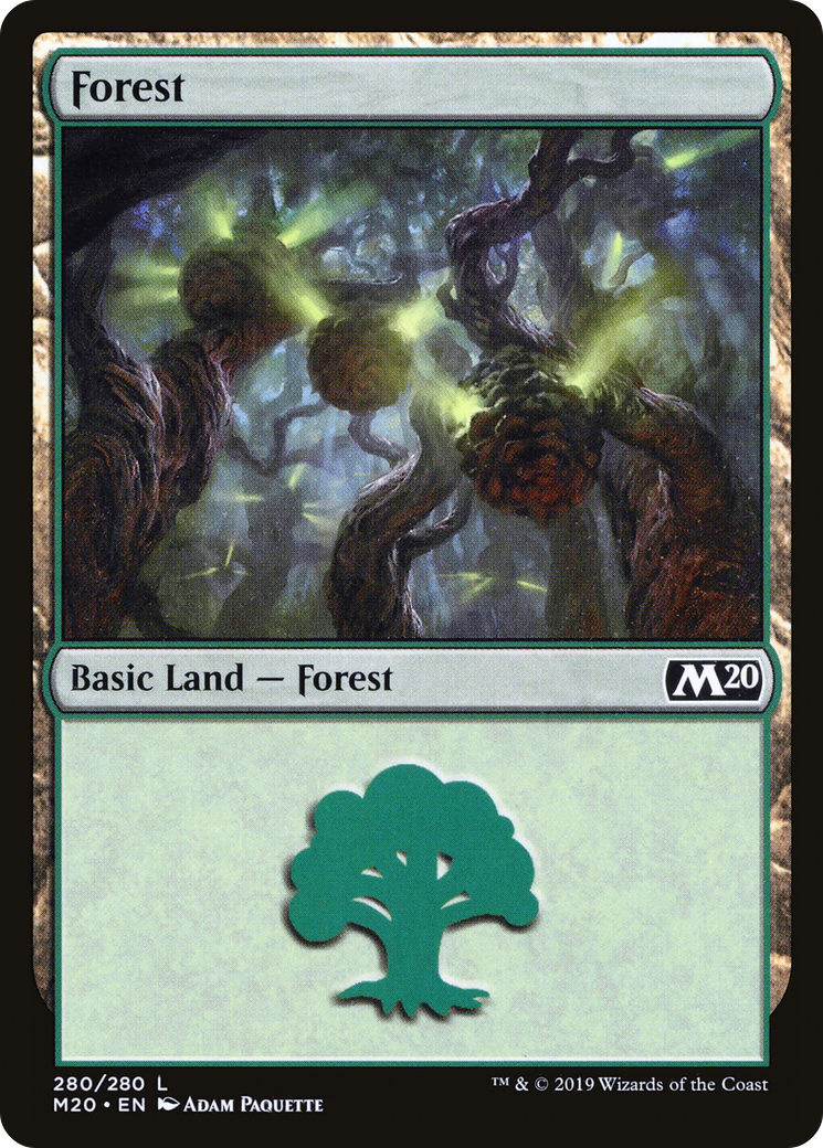 Forest (M20-280) [Core Set 2020] MTG Single Wizards of the Coast