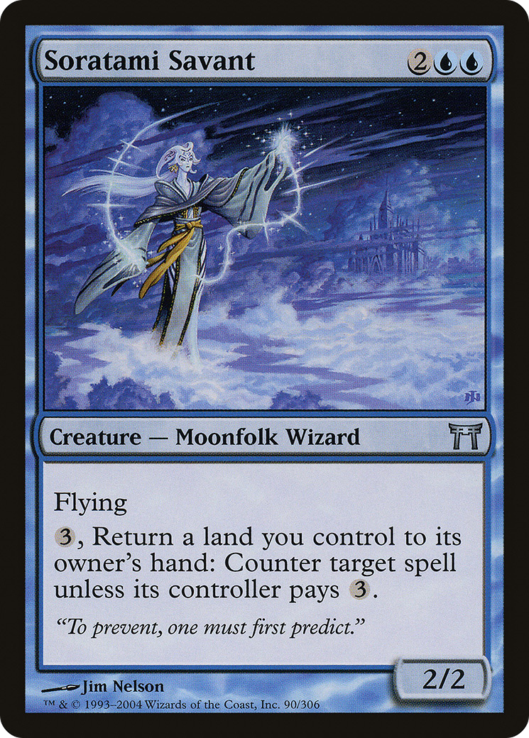 Soratami Savant (CHK-090) [Champions of Kamigawa] Foil MTG Single Wizards of the Coast