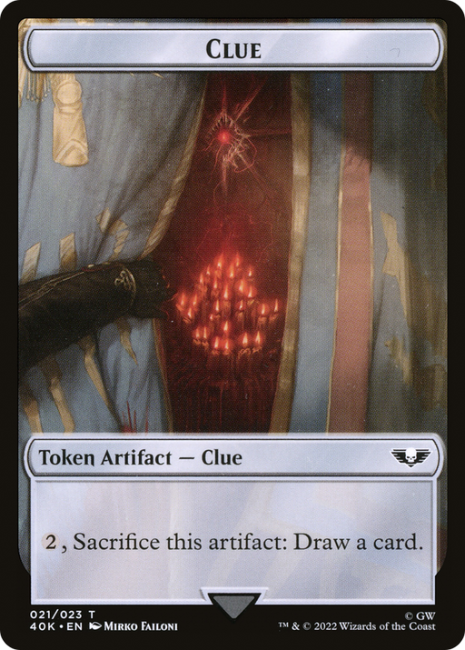 Clue (T40K-021) [Tokens] Warhammer 40,000 Tokens MTG Single Wizards of the Coast