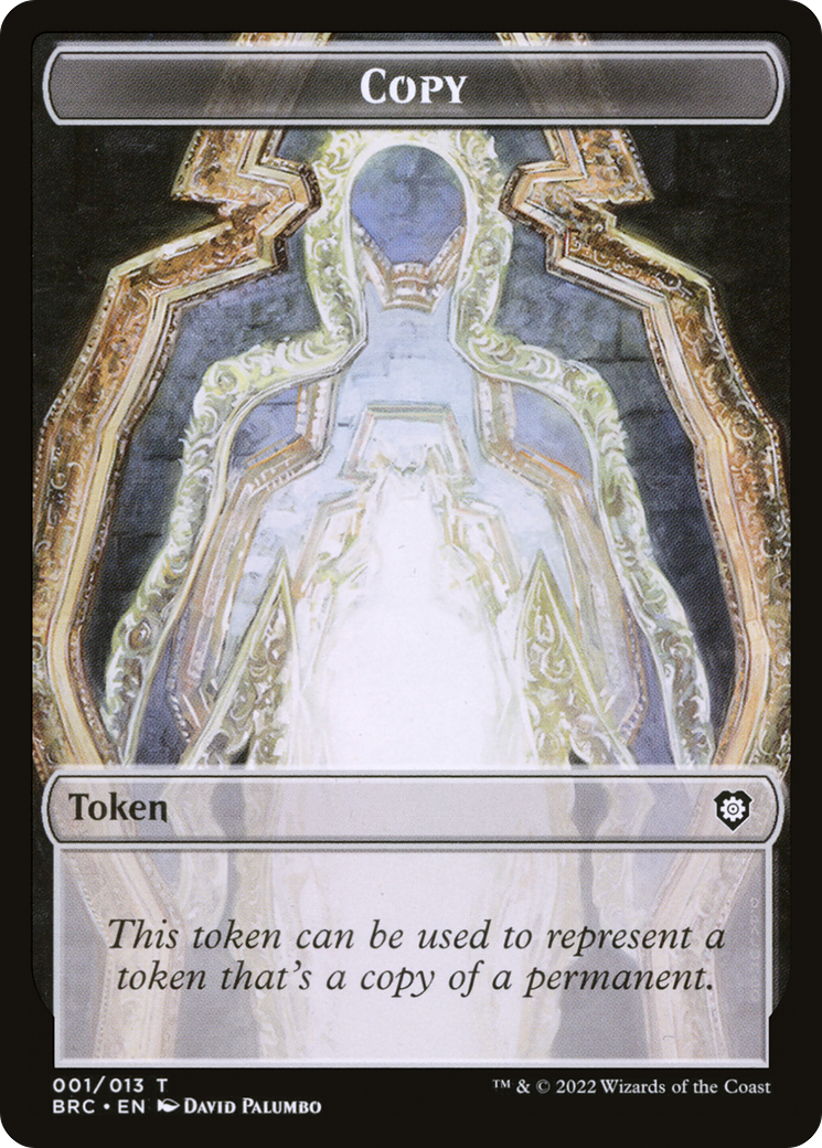 Copy (TBRC-001) [Tokens] The Brothers' War Commander Tokens MTG Single Wizards of the Coast