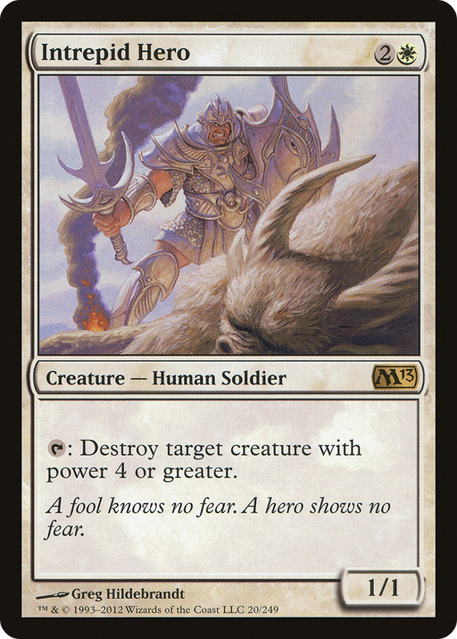 Intrepid Hero (M13-020) [Magic 2013] MTG Single Wizards of the Coast