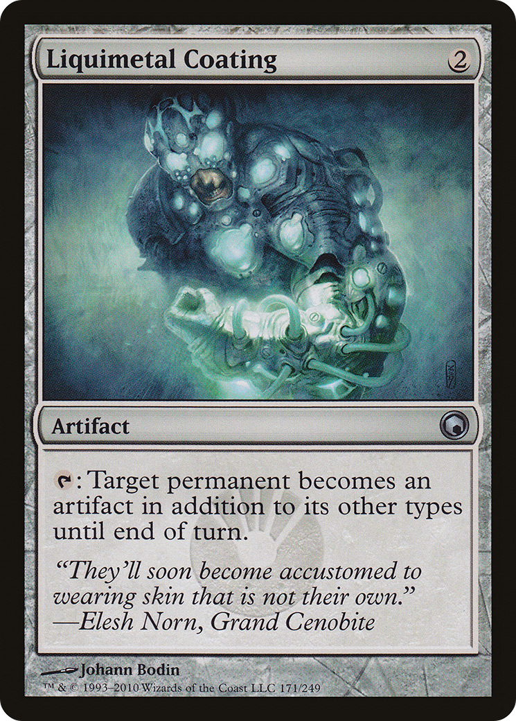 Liquimetal Coating (SOM-171) [Scars of Mirrodin] Foil MTG Single Wizards of the Coast