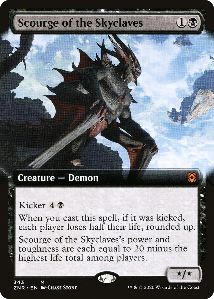Scourge of the Skyclaves (ZNR-343) [Zendikar Rising] (Extended Art) MTG Single Wizards of the Coast