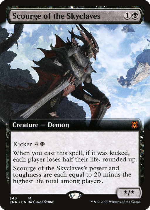 Scourge of the Skyclaves (ZNR-343) [Zendikar Rising] (Extended Art) MTG Single Wizards of the Coast