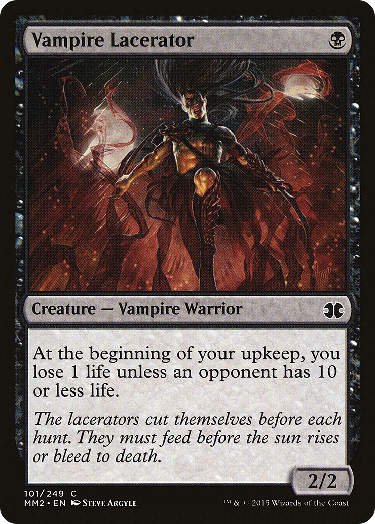 Vampire Lacerator (MM2-101) [Modern Masters 2015] Foil MTG Single Modern Masters 2015