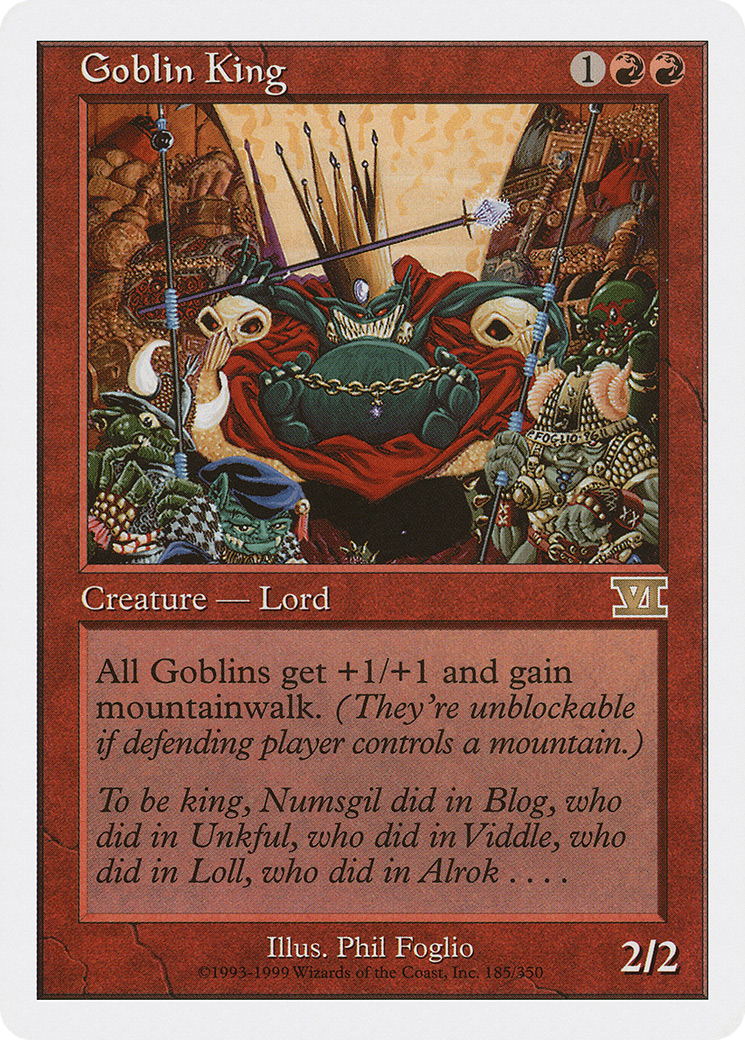 Goblin King (6ED-185) [Classic Sixth Edition] MTG Single Wizards of the Coast