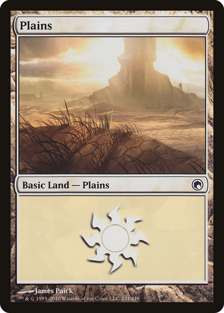 Plains (231) (SOM-231) [Scars of Mirrodin] MTG Single Wizards of the Coast