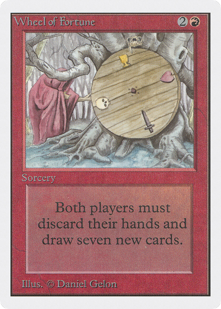 Wheel of Fortune (2ED-184) [Oldschool] Unlimited Edition MTG Single Wizards of the Coast