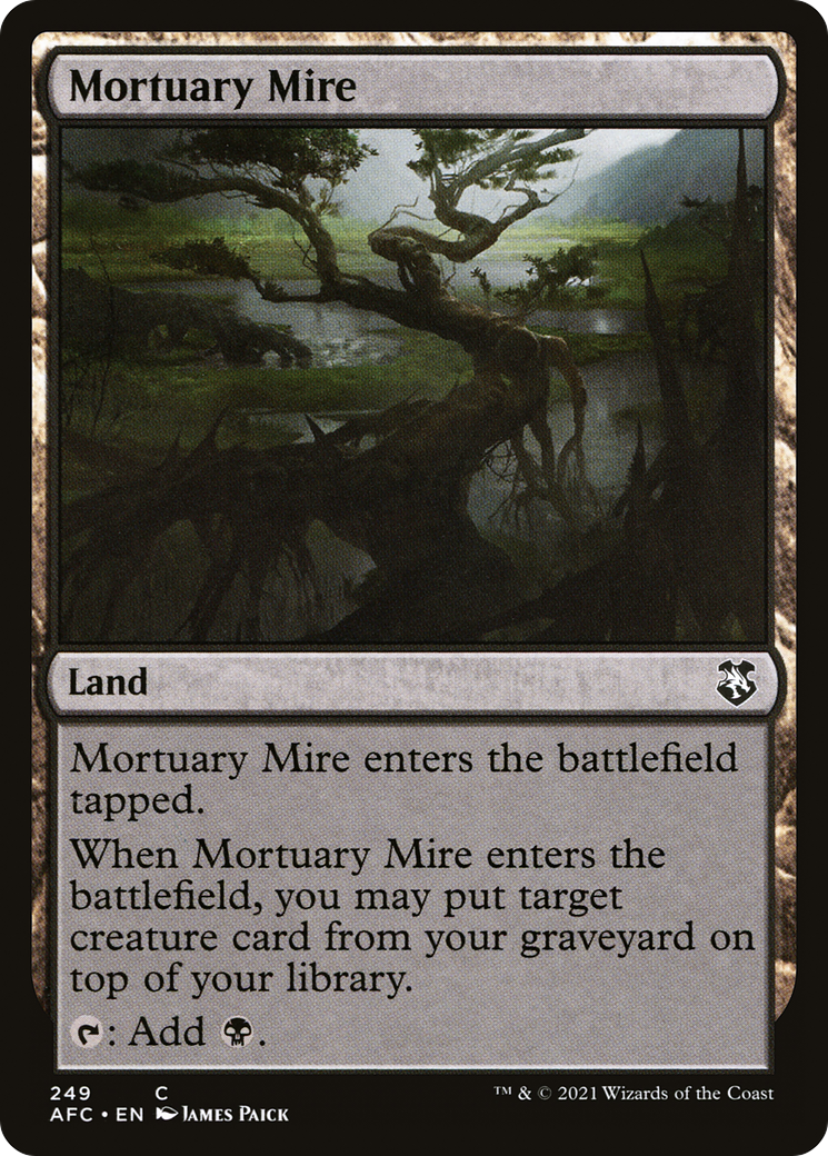 Mortuary Mire (AFC-249) [Forgotten Realms Commander] MTG Single Wizards of the Coast