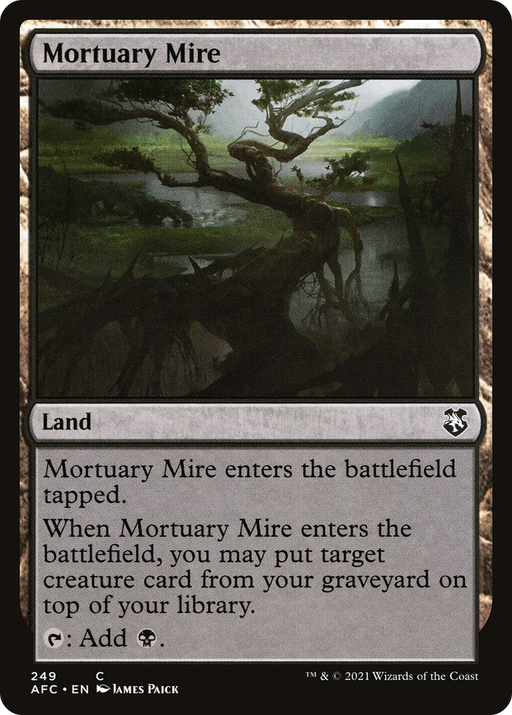 Mortuary Mire (AFC-249) [Forgotten Realms Commander] MTG Single Wizards of the Coast
