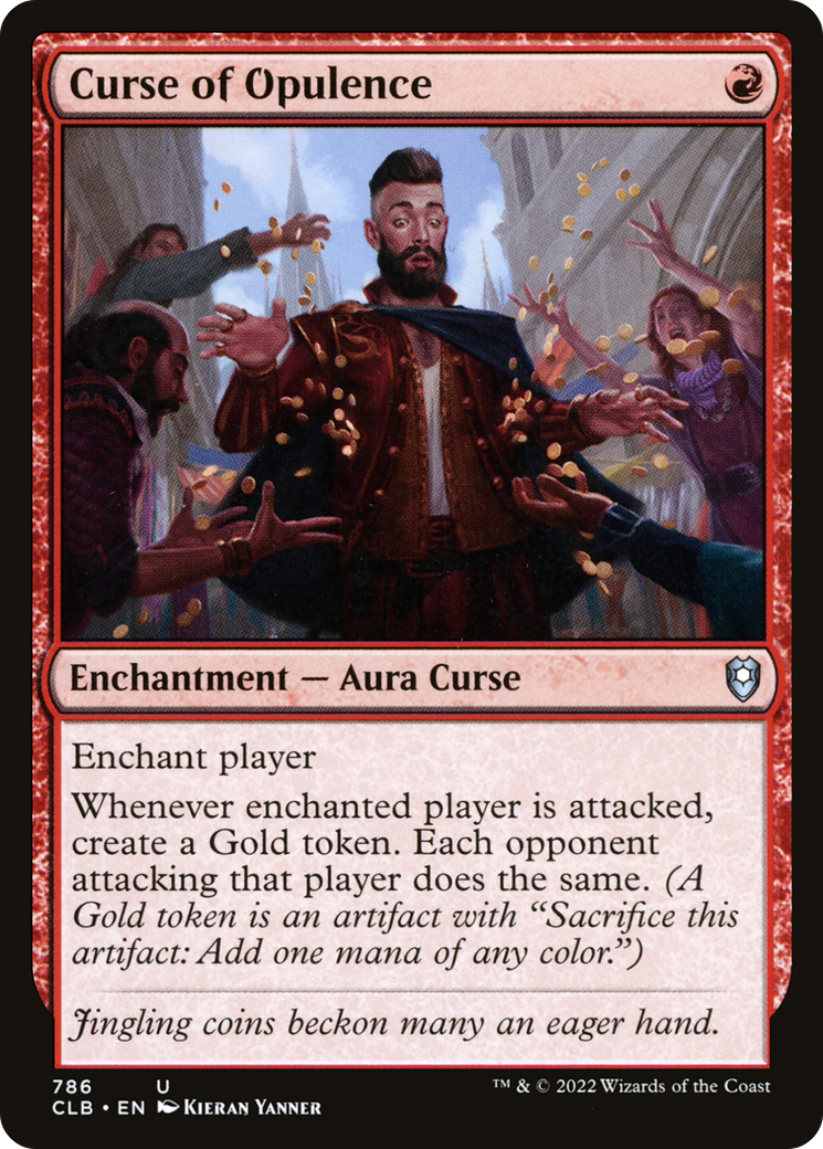 Curse of Opulence [Commander Legends: Battle for Baldur's Gate] MTG Single Magic: The Gathering