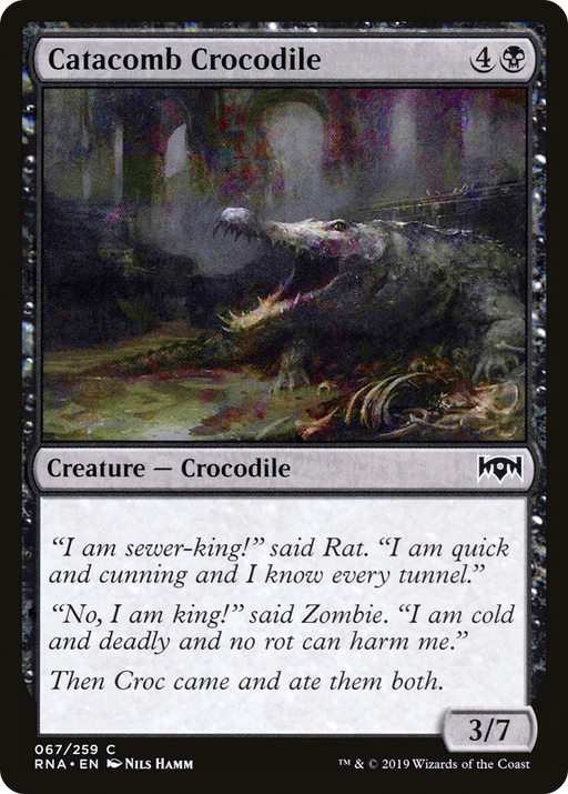 Catacomb Crocodile (RNA-067) [Ravnica Allegiance] MTG Single Wizards of the Coast