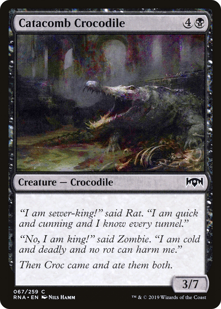 Catacomb Crocodile (RNA-067) [Ravnica Allegiance] Foil MTG Single Wizards of the Coast