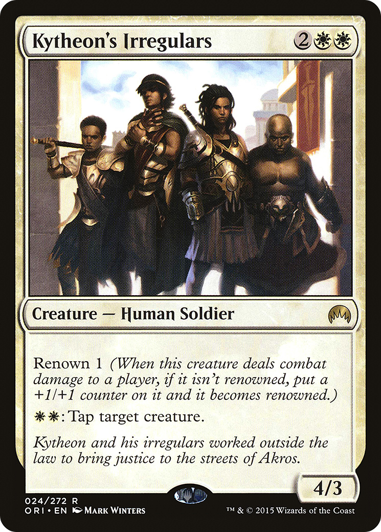 Kytheon's Irregulars (ORI-024) [Magic Origins] MTG Single Wizards of the Coast