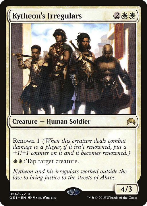 Kytheon's Irregulars (ORI-024) [Magic Origins] MTG Single Wizards of the Coast