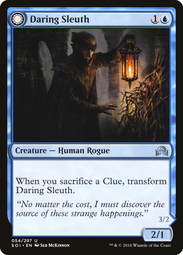 Daring Sleuth (SOI-054) [Shadows over Innistrad] Foil MTG Single Wizards of the Coast