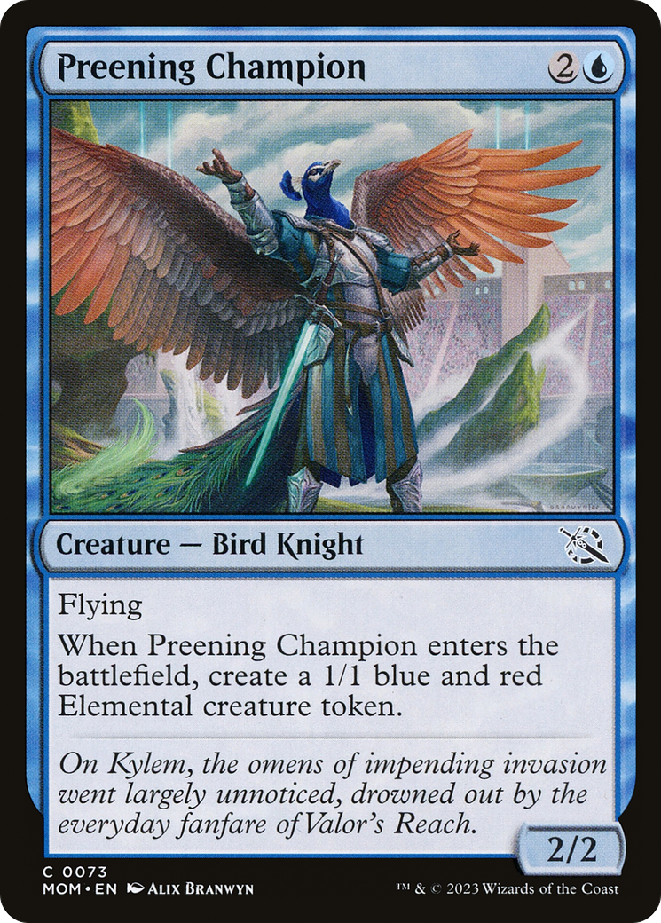 Preening Champion (MOM-073) [March of the Machine] MTG Single Wizards of the Coast