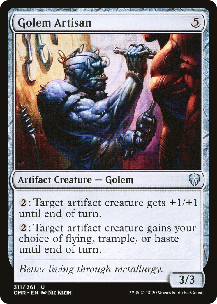 Golem Artisan (CMR-311) [Commander Legends] MTG Single Wizards of the Coast