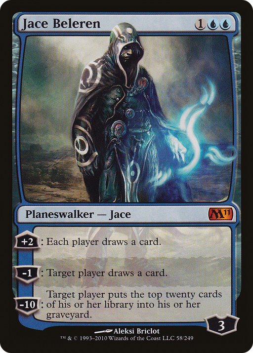 Jace Beleren (M11-058) [Magic 2011] Foil MTG Single Wizards of the Coast
