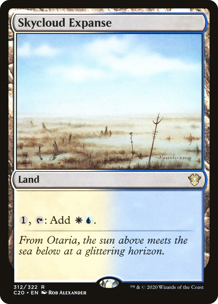Skycloud Expanse (C20-312) [Commander 2020] MTG Single Wizards of the Coast