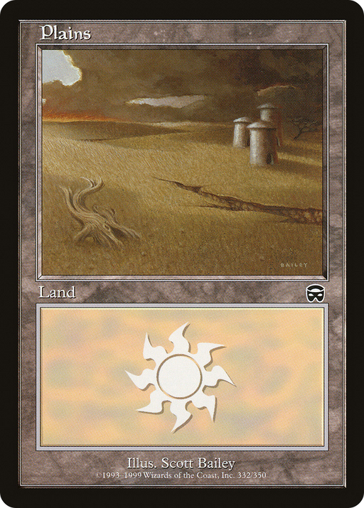 Plains (MMQ-332) [Mercadian Masques] Foil MTG Single Wizards of the Coast