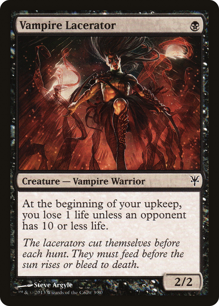 Vampire Lacerator (DDK-003) [Misc] Duel Decks: Sorin vs. Tibalt MTG Single Wizards of the Coast