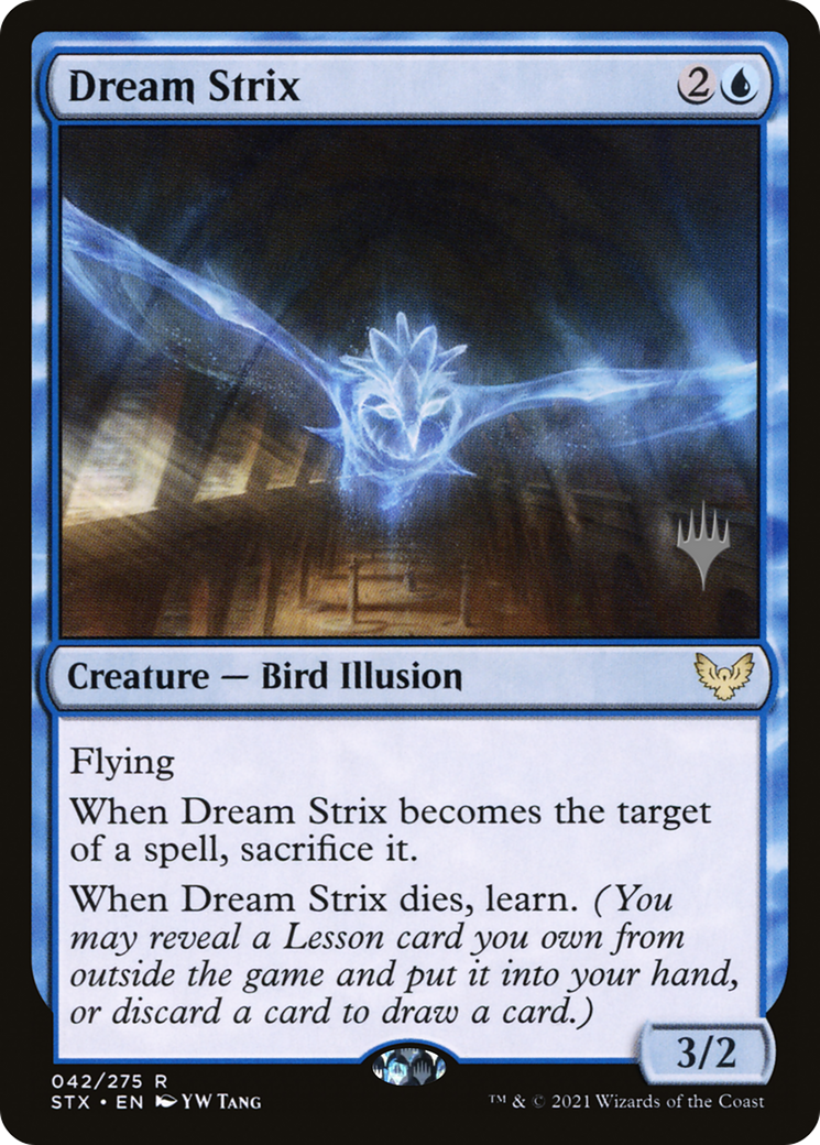 Dream Strix (PPSTX-042) [Strixhaven: School of Mages Promos] MTG Single Wizards of the Coast