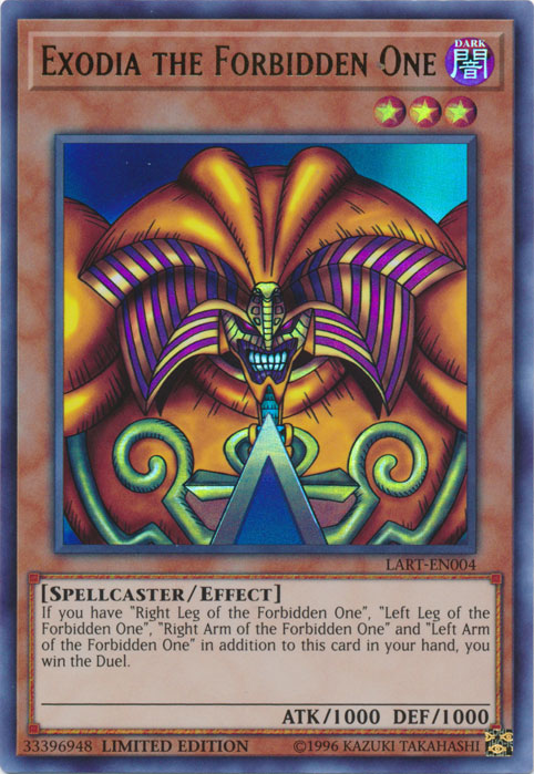 Exodia the Forbidden One [LART-EN004] Ultra Rare Yugioh Single Yu-Gi-Oh!   