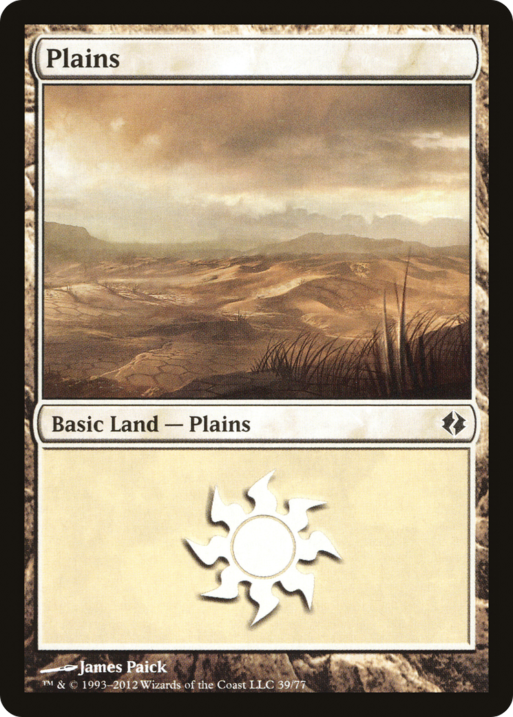 Plains (39) (DDI-039) [Misc] Duel Decks: Venser vs. Koth MTG Single Wizards of the Coast