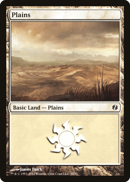 Plains (39) (DDI-039) [Misc] Duel Decks: Venser vs. Koth MTG Single Wizards of the Coast
