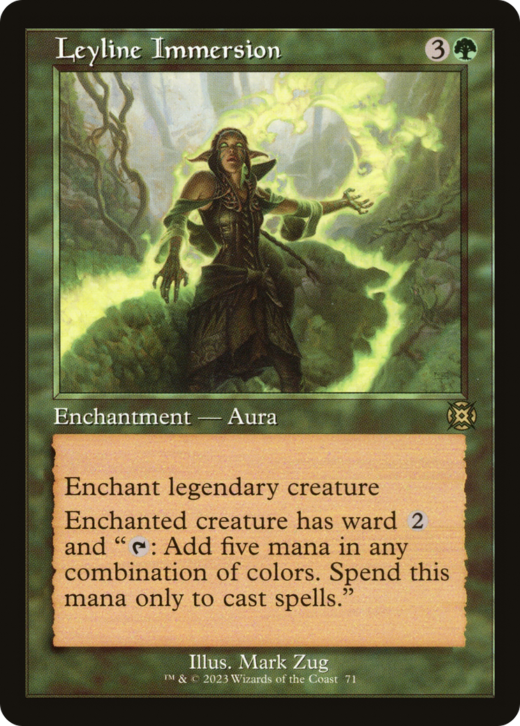 Leyline Immersion (MAT-071) [March of the Machine: The Aftermath] (Showcase) MTG Single Wizards of the Coast