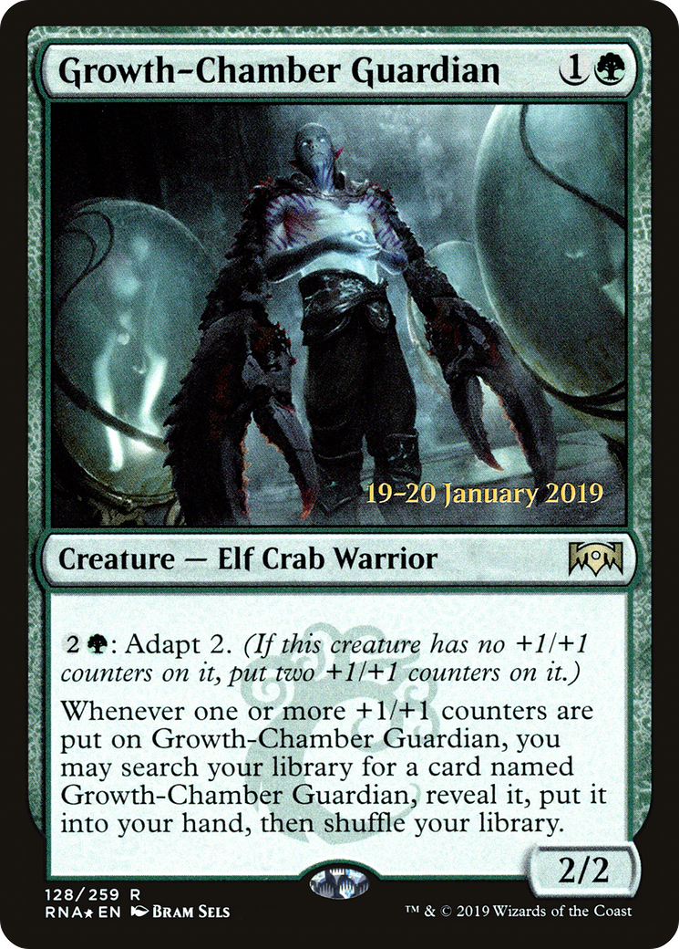 Growth-Chamber Guardian (PRE-128) [Ravnica Allegiance Promos] Foil MTG Single Wizards of the Coast
