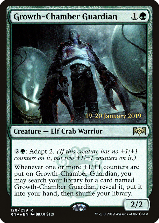 Growth-Chamber Guardian (PRE-128) [Ravnica Allegiance Promos] Foil MTG Single Wizards of the Coast