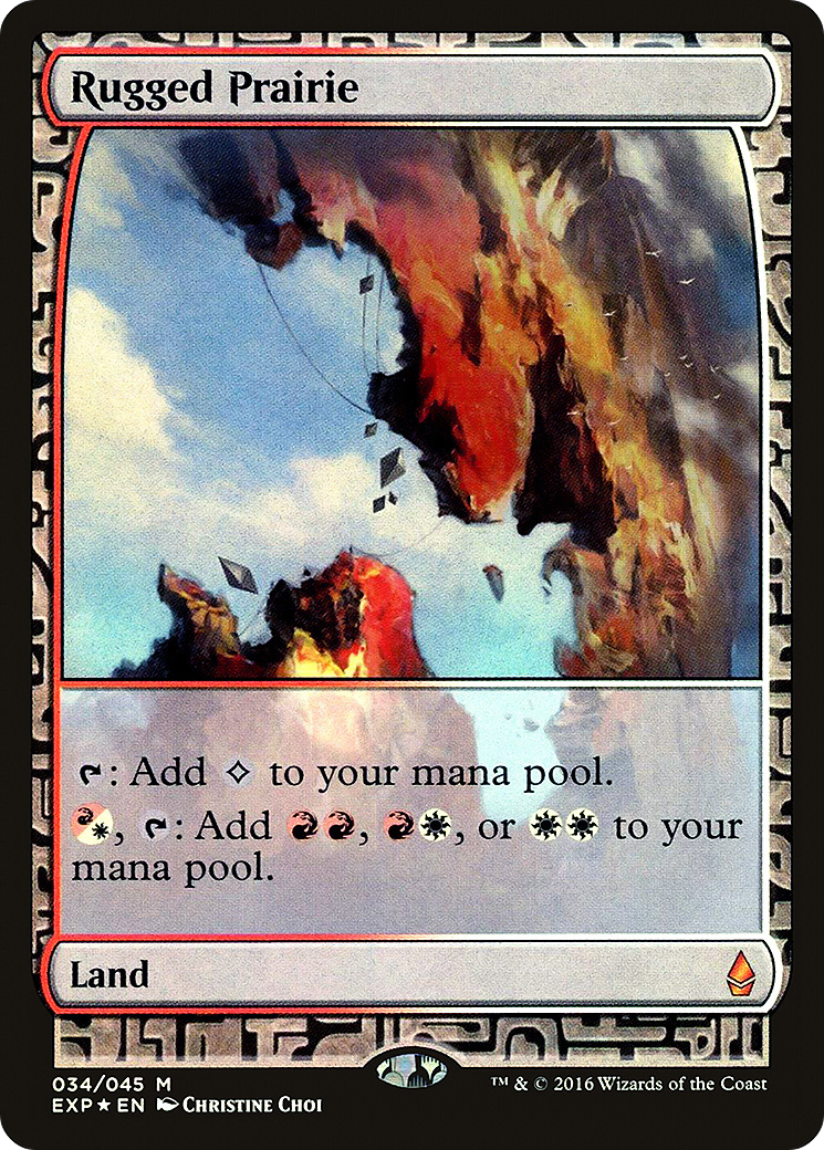 Rugged Prairie (EXP-034) [Zendikar Expeditions] Foil MTG Single Wizards of the Coast