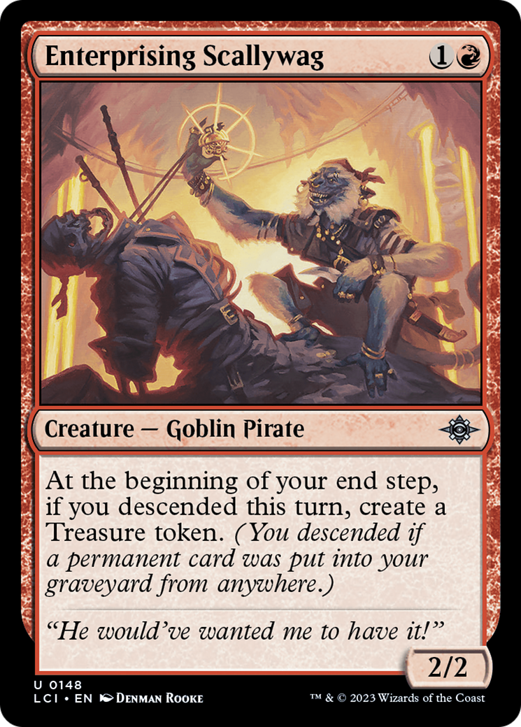 Enterprising Scallywag (LCI-148) [The Lost Caverns of Ixalan] MTG Single Wizards of the Coast