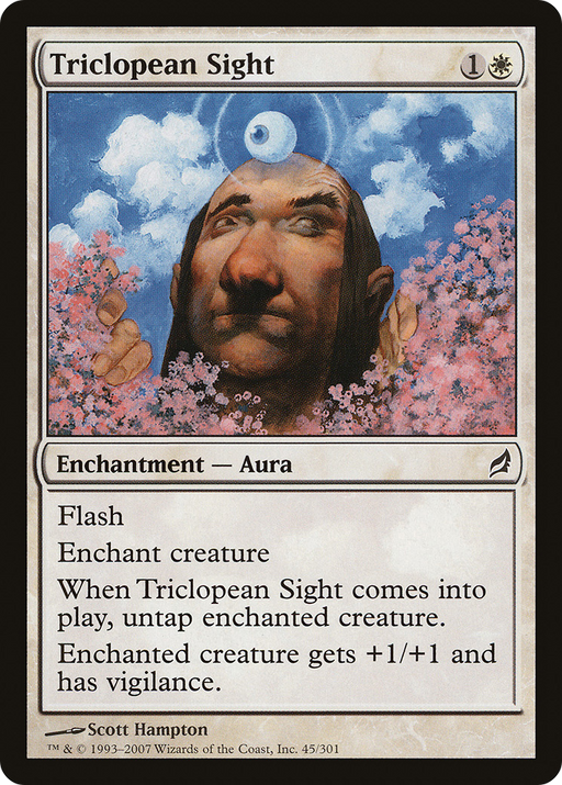 Triclopean Sight (LRW-045) [Lorwyn] Foil MTG Single Wizards of the Coast