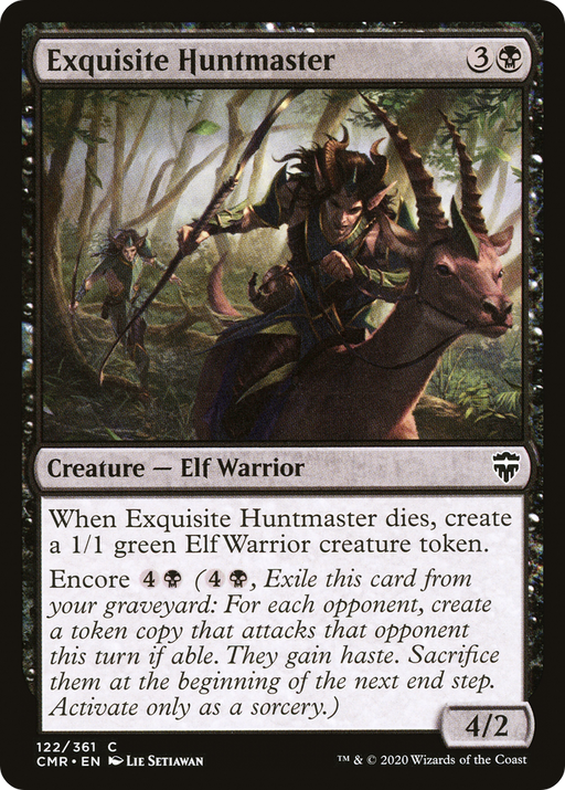 Exquisite Huntmaster (CMR-122) [Commander Legends] MTG Single Wizards of the Coast