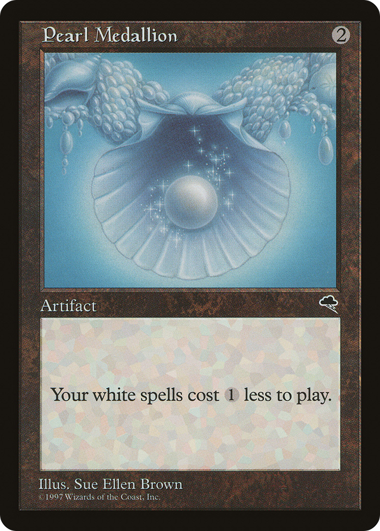 Pearl Medallion (TMP-300) [Tempest] MTG Single Wizards of the Coast