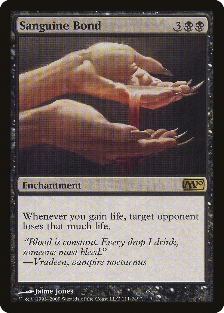 Sanguine Bond (M10-111) [Magic 2010] MTG Single Wizards of the Coast