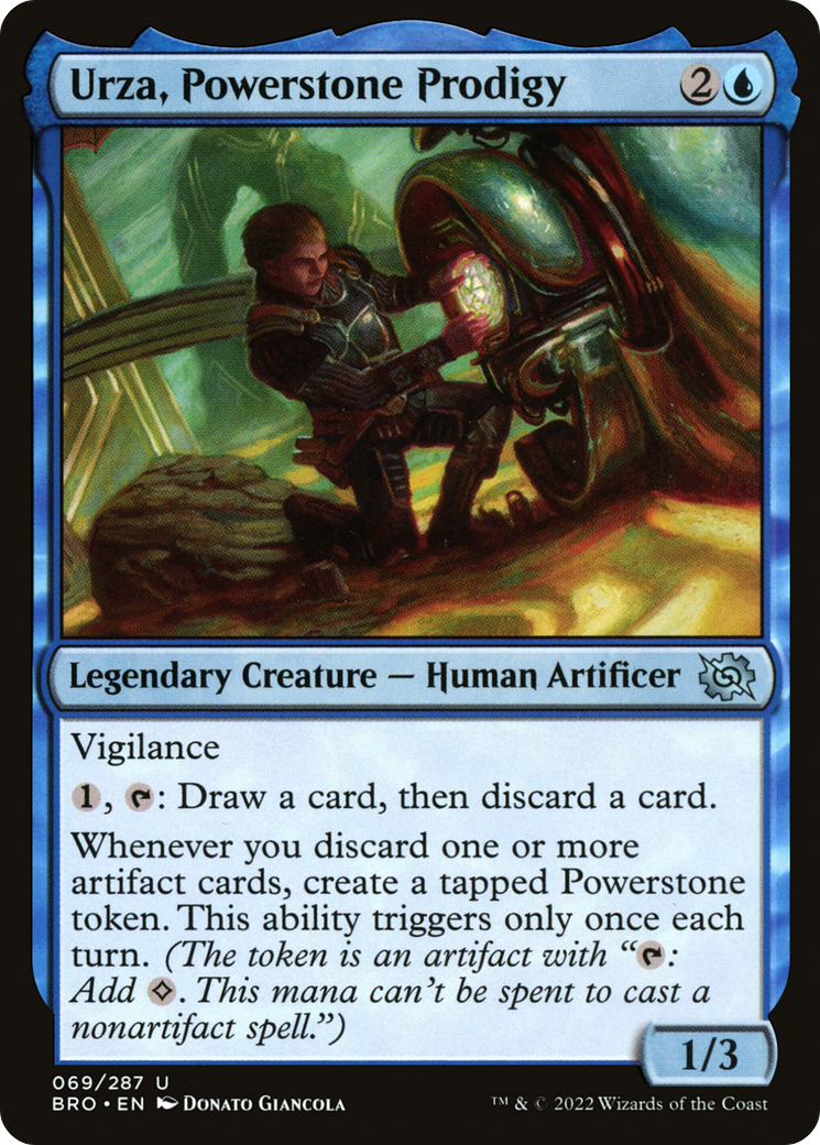 Urza, Powerstone Prodigy (BRO-069) [The Brothers' War] MTG Single Wizards of the Coast