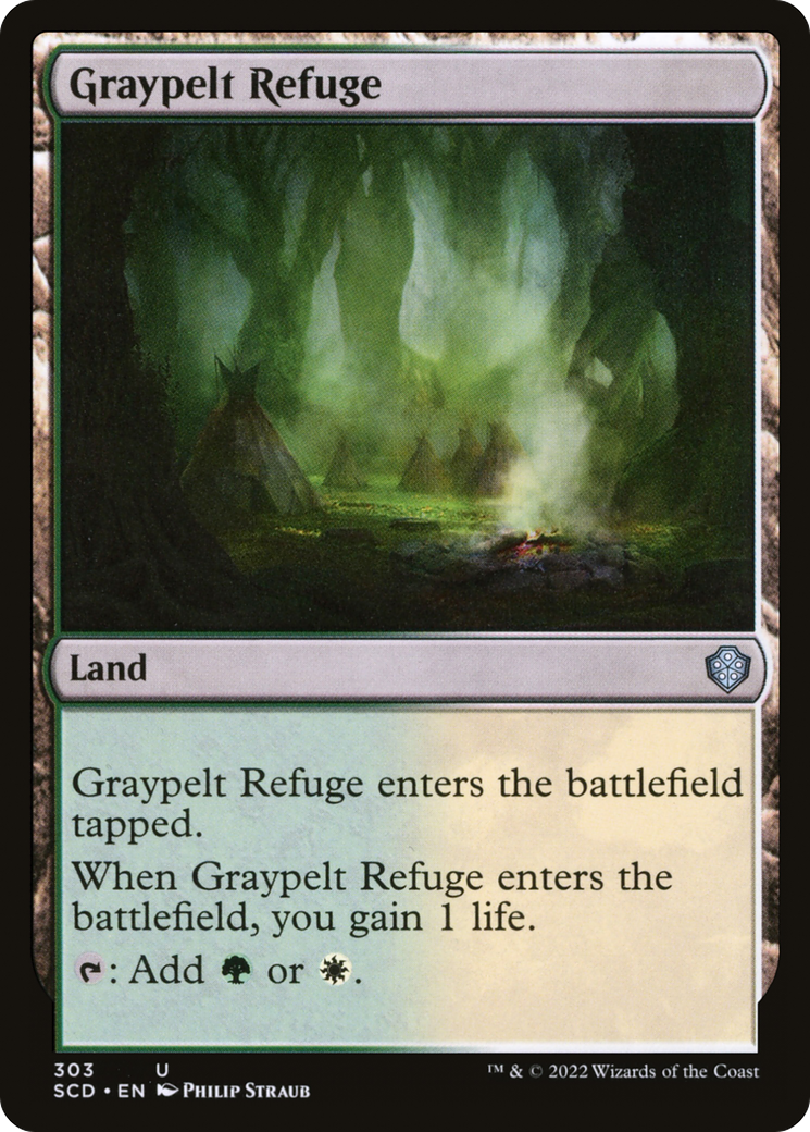 Graypelt Refuge (SCD-303) [Starter Commander Decks] MTG Single Wizards of the Coast