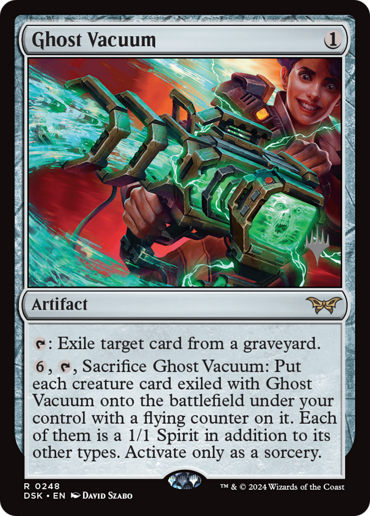 Ghost Vacuum (PPDSK-248) [Duskmourn: House of Horror Promos] Foil MTG Single Wizards of the Coast
