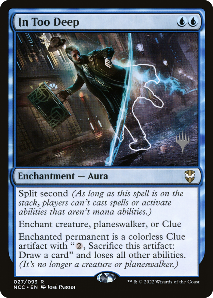 In Too Deep (PPSNC-27P) [New Capenna Commander Promos] Foil MTG Single Wizards of the Coast