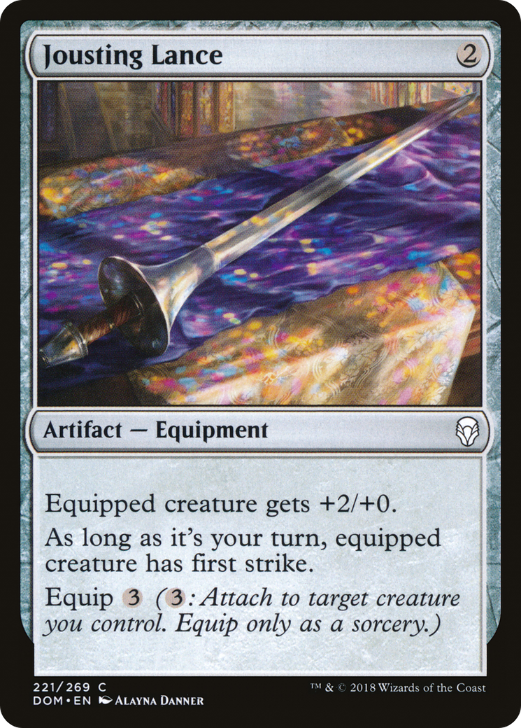 Jousting Lance (DOM-221) [Dominaria] MTG Single Wizards of the Coast